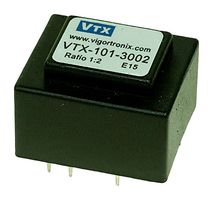 VIGORTRONIX VTX-101-3002 Audio Transformer, 1+1 : 2, 600 ohm, 600 ohm, 20 kHz