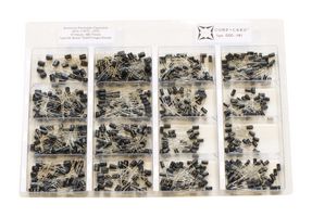 NOVA CCC-161 Aluminium Electrolytic Capacitor Kit, Flap FL 16/20, 16 Values, 665 Pieces, Radial