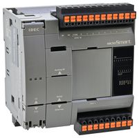 IDEC FC6A-C16K1CE PLC, LCD Monochrome Display, Transistor Sink, 9 Input/7 Output Digital, IP20, 24 VDC