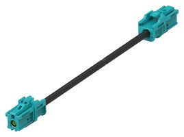 TE CONNECTIVITY 2-2360001-3 RF / Coaxial Cable Assembly, 16.4 ft, 5 m, RTK031, FAKRA Jack, FAKRA Jack, 50 ohm