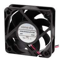 SAME SKY CFM-5015CG-075-366 DC Axial Fan, 5 V, Square, 50 mm, 15.5 mm, omniCOOL, 17.54 CFM