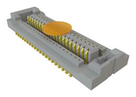 SAMTEC SLH-020-1.50-G-D-A-K Mezzanine Connector, Receptacle, 0.5 mm, 2 Rows, 40 Contacts, Surface Mount Straight