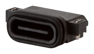 SAME SKY UJ20-C-H-G-MSMT-FT-P16-TR-67 USB Sealed Connector, USB Type C, USB 2.0, Receptacle, 16 Position, Surface Mount Right Angle