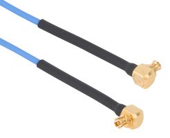 AMPHENOL RF 095-725-132-003 RF / Coaxial Cable Assembly, 3 ", 76.2 mm, 0.047" Flexible, SMPM Right Angle Plug