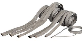 AMPHENOL MICRO-COAX BXN0400E/00-100/0-0250-1 Sleeving, Braided EMI Shield, ARACON Fibre, Nickel Plated, 6.35 mm