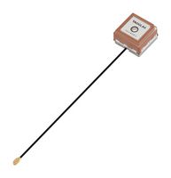 TAOGLAS AGVLB208.A.07.0100AO Internal Antenna, Patch, Multi Band, 1.57524GHz, I-Pex MHFI Connector, 0.15dBi, 1.5:1 VSWR