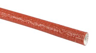 MULTICOMP PRO MP016587 Sleeving, Fire-proof, Fibreglass / Silicone, Red, 16 mm, 1 m, 3.28 ft