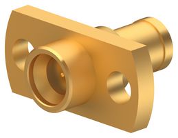 HUBER+SUHNER 15_SMPM-50-2-F1/111_NE RF / Coaxial Connector, Full Detent, SMPM Coaxial, Straight Flanged Plug, Solder, Crimp, 50 ohm
