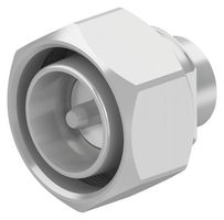 HUBER+SUHNER 11_4310-50-0-X150/033_-E RF / Coaxial Connector, 4.3 / 10 Coaxial, Straight Plug, Crimp, 50 ohm, Brass, Beryllium Copper