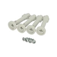 FIBOX CS 10256-4 COV. SCREW SET Hardware, Cross Head Screw Set, Fibox EK and SOLID Series 30/100 mm Enclosure Covers