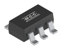 MICRO COMMERCIAL COMPONENTS (MCC) BC817DPN-TP Bipolar Transistor Array, Complementary NPN and PNP, 45 V, 45 V, 500 mA, 500 mA, 370 mW