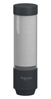 SCHNEIDER ELECTRIC XVTS1BG Tower Light, 9Tier, Multicolour, Grey Body, Cable with 8 Pin M12 Conn, Standard IO, 24V, 70mm Dia