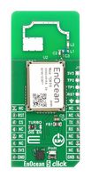 MIKROELEKTRONIKA MIKROE-6796 Add-On Board, EnOcean 5 Click, TCM 615, Radio Transceiver Gateway Module, UART, 3.3V in