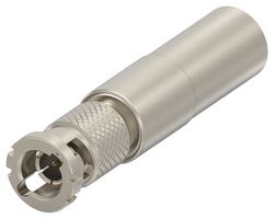 TE CONNECTIVITY 2510973-1 RF / Coaxial Connector, HD BNC Coaxial, Straight Plug, Crimp, 75 ohm, RG59, Phosphor Bronze