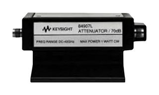 KEYSIGHT TECHNOLOGIES 84907L/-024/-100 Test Accessory, 70dB, 2.4mm Plug-Jack, Attenuator, 40 GHz, 1 W