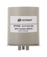KEYSIGHT TECHNOLOGIES 87104R/-024/-161 Coaxial Switch, Low PIM, SP4T, 0.6975 dB Insertion Loss, 65 dB Isolation, 26.5 GHz, 87104 Series