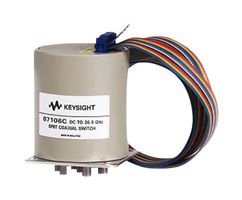 KEYSIGHT TECHNOLOGIES 87106C/-024/-161/-SMA Coaxial Switch, SP6T, SMA Female, 0.6975 dB Insertion Loss, 65 dB Isolation, 26.5 GHz, 87106 Series