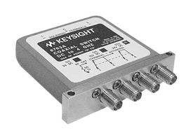 KEYSIGHT TECHNOLOGIES 8763A/-024 Coaxial Switch, 4-Port, SAM Female, 0.25 dB Insertion Loss, 100 dB Isolation, 4 GHz, 8763 Series