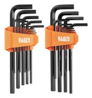 KLEIN TOOLS LS22 Hex Key Set, L-Style, 22 Pieces of Size 1/16, 5/64, 3/32, 7/64, 1/8, 9/64, 5/32, 3/16, 7/32 and 1/4"