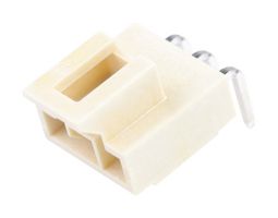 MOLEX 105313-2303 Pin Header, Wire-to-Board, 2.5 mm, 1 Rows, 3 Contacts, Through Hole Right Angle