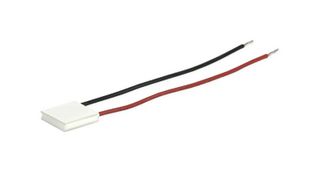 SAME SKY CP854345H Peltier Module, 1 Stage, 8.5 A, 15.7 V, 77.1 W, 1.5 ohm, 70 °C, 100mm, 20 AWG, Red & Black