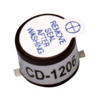 SAME SKY - CD-1206-SMT - Magnetic Buzzer Transducer, 94 dB, 2.4 kHz, 4 to 8 V, Surface Mount