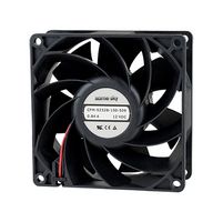 SAME SKY - CFM-9232B-250-509 - DC Axial Fan, 24 V, Square, 92 mm, 32 mm, Ball, 102.79 CFM