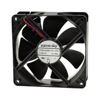 SAME SKY - CFM-A238V-131-480 - DC Axial Fan, 12 V, Square, 120 mm, 38 mm, omniCOOL, 138 CFM