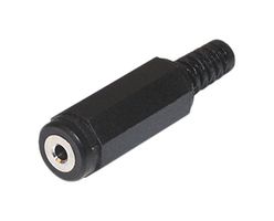 SAME SKY - SR-3501 - Phone Audio Connector, 3.5mm, Stereo, 3 Contacts, Jack, 3.5 mm, Cable Mount, Nickel Plated Contacts