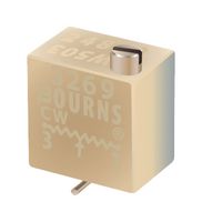 BOURNS - 3269W-1-101GLF - Trimmer, Multi Turn, Cermet, Top Adjust, 100 ohm, Surface Mount, 12 Turns