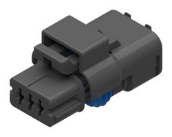 APTIV / DELPHI 10820167 Automotive Connector Housing, Black, SICMA Mini 1.5 Series, Receptacle, 3 Ways