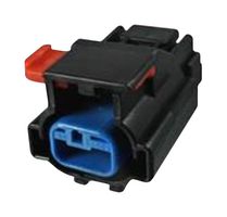 APTIV / DELPHI 13848326 Automotive Connector Housing, Dark Grey, APEX 2.8 Sealed Series, Receptacle, 2 Ways