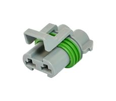 APTIV / DELPHI 15363990 Automotive Connector Housing, Grey, Metri-Pack 630 Series, Receptacle, 2 Ways