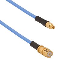 AMPHENOL SV MICROWAVE 7012-4678 RF / Coaxial Cable Assembly, Push On, 40GHz, 4.9 ", 125 mm, 0.047" Flexible, SMP RP Jack