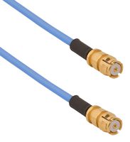 AMPHENOL SV MICROWAVE 7012-4684 RF / Coaxial Cable Assembly, Push On, 40GHz, 9.9 ", 250 mm, 0.047" Flexible, SMP RP Jack