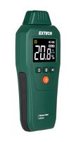 EXTECH INSTRUMENTS MO50A Moisture Meter, LCD Display, Wood: 1.5% to 50%, Building Material: 1.5% to 33%, 0.1 %, 5 °C, 45 °C