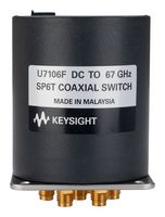 KEYSIGHT TECHNOLOGIES U7106F/-200 Electromechanical Switch, SP6T, 1.85mm Coaxial Female, 1.891dB Insertion Loss, 65dB Isolation, 67GHz