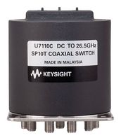 KEYSIGHT TECHNOLOGIES U7110C/-200 Coaxial Switch, SP10T, SMA Female, 1.0125 dB Insertion Loss, 63 dB Isolation, 26.5GHz, U7110x Series