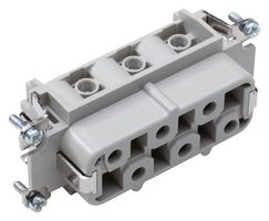 LAPP APAC 10171000 Heavy Duty Connector, EPIC H-BS Series, Insert, 6 Contacts, 16B, Receptacle, Screw Socket