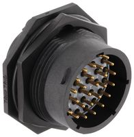 SOURIAU-SUNBANK / EATON UTSX718D32P32 Circular Connector, Standard Circular Connector, TRIM TRIO UTSX Series, Jam Nut Receptacle