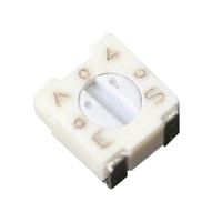 TT ELECTRONICS 22AR20KLFTR Trimmer, Single Turn, Cermet, Top Adjust, 20 kohm, Surface Mount, 1 Turns