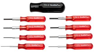 WELLER XCELITE PS89N Screwdriver Set, Mini Hex, Handle, 9 Pieces, Classic Series