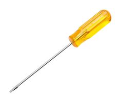 WELLER XCELITE R184N Screwdriver, Slotted, Round Blade, 3.2 mm Tip, 76 mm Blade Length, 168 mm OVL, Classic Series