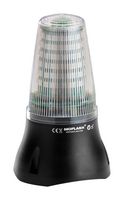 MOFLASH SIGNALLING LEDD125-02-05 Visual Signal Light, IP65, Transparent, Standard Flash/Double Flash/Rapid Flash/Static Mode, 24V