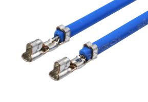 JST / JAPAN SOLDERLESS TERMINALS ASPHSPH24B152 Cable Assembly, 24AWG, Crimp Socket to Crimp Socket, 6 ", 152 mm, PH Series, Blue