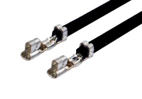 JST / JAPAN SOLDERLESS TERMINALS ASPHSPH24K152 Cable Assembly, 24AWG, Crimp Socket to Crimp Socket, 6 ", 152 mm, PH Series, Black