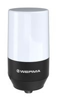 WERMA 240 600 03 Beacon, Steady, Multicolour, 24VDC, IP65/IP69K, -20 to 50°C, 111mm H, 55mm Lens, 5Pin M12 Connector