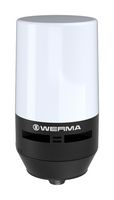 WERMA 240 600 04 Beacon, Steady, Multicolour, 85 dB, 1 Tone, 24 VDC, IP65/IP69K, -20 to 50°C, 111mm H, 55mm Lens
