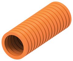 TE CONNECTIVITY 1-2500180-6 Conduit, Nylon 6 (Polyamide 6), Orange, 21.2 mm