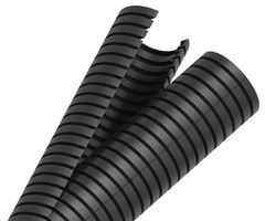 TE CONNECTIVITY 2500182-2 Conduit, 18mm Size, Nylon 6 (Polyamide 6), Black, 19.4 mm